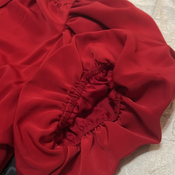 Karl Lagerfeld Red Buttoned Dress size 8 NWT - Picture 7 of 8